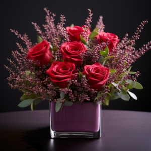 Columbus, Ohio, Valentine's Day, Fresh Flowers, Flower Delivery, Romantic Gifts, Red Roses, Lavender Fillers, Valentine's Day Gifts, Local Florist, Special Occasion, Valentine's Day Flowers, Same-Day Delivery, Columbus Florist, Love, Valentine's Day Roses